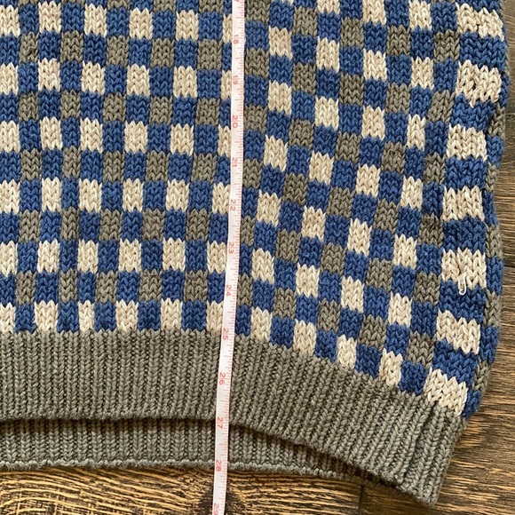 Vintage Checkered sweater : oversized Unisex - Picture 9 of 13